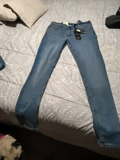 Jeans Lee azul claro para hombre nuevos - miniatura 1