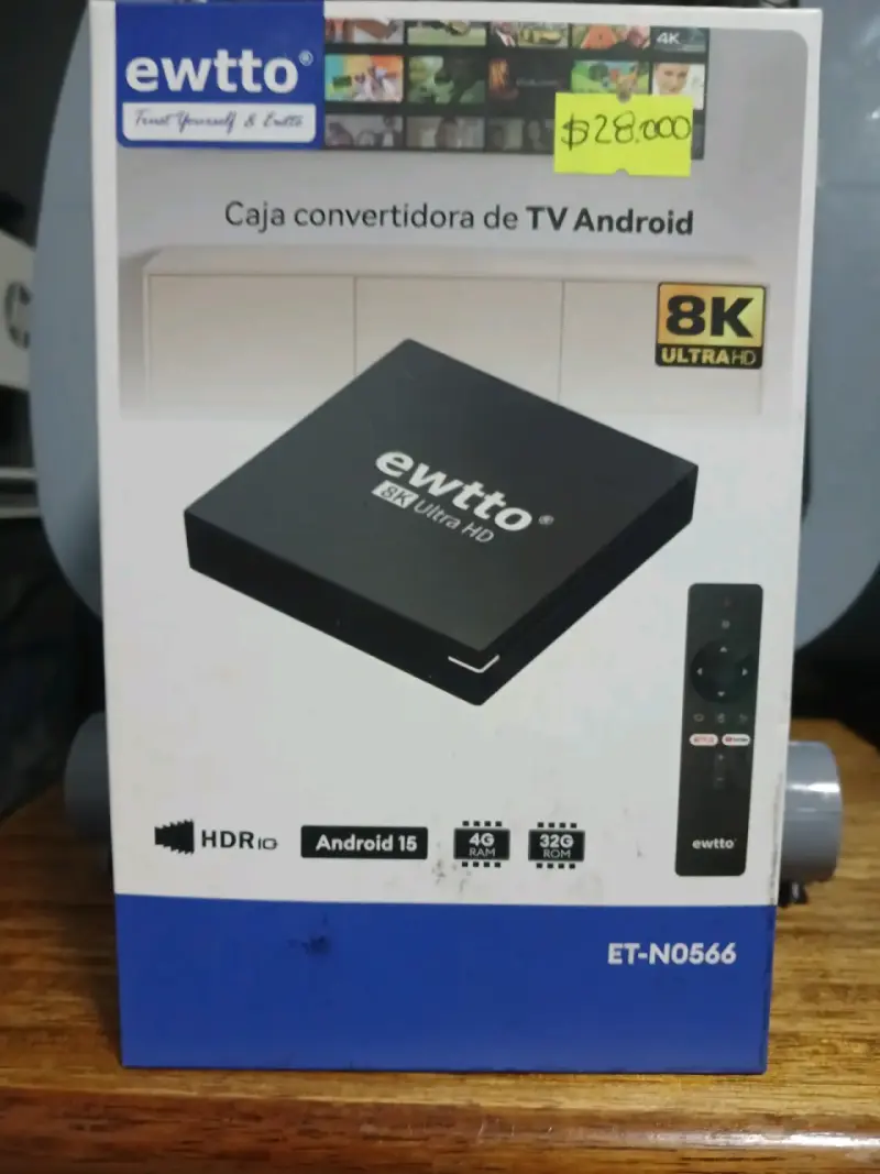 Convertidor de TV Ewto 8K Ultra HD - 5