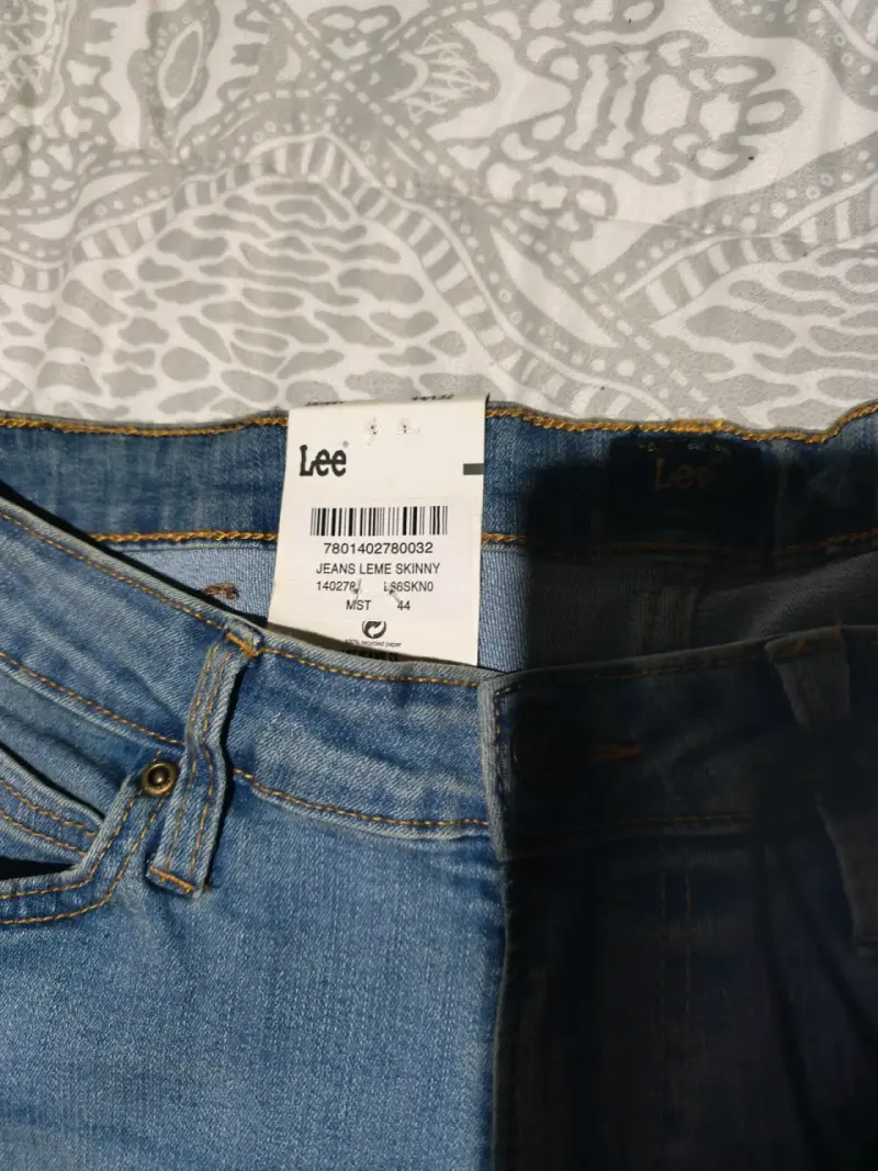 Jeans Lee azul claro para hombre nuevos - 2