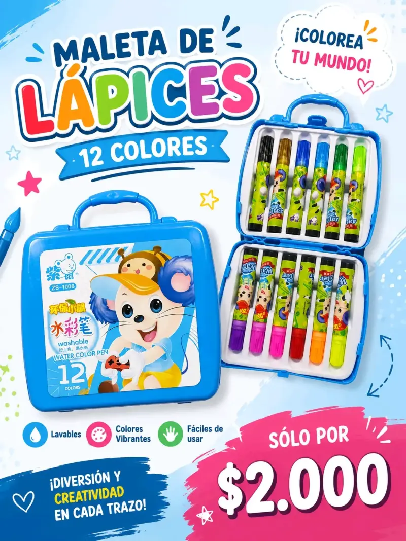 Gomas de borrar y maletita - 2