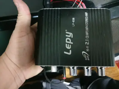 Amplificador estéreo Lepy LP-838 Hi-Fi 2.1 - miniatura 1