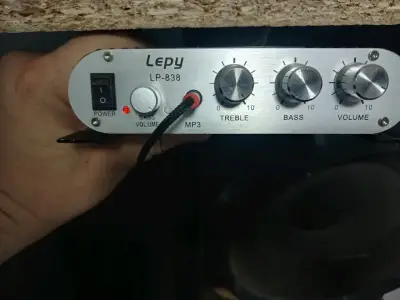 Amplificador estéreo Lepy LP-838 Hi-Fi 2.1 - miniatura 2