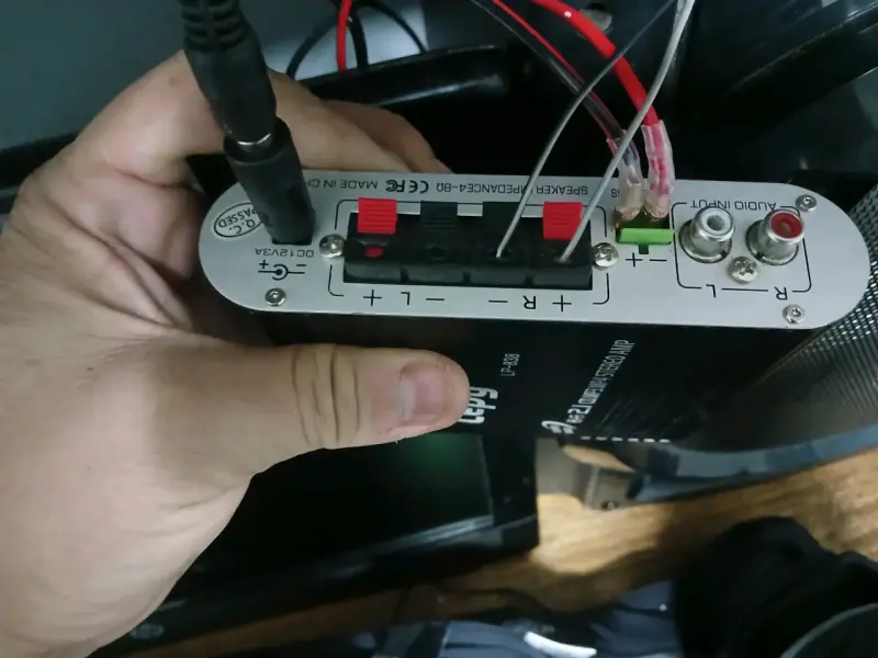 Amplificador estéreo Lepy LP-838 Hi-Fi 2.1 - 3