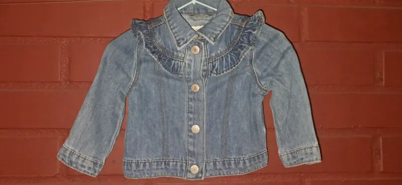 Chaqueta de mezclilla para bebé Colloky 6-9 meses - 2