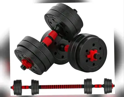 Set de pesas ajustables con barra - miniatura 1