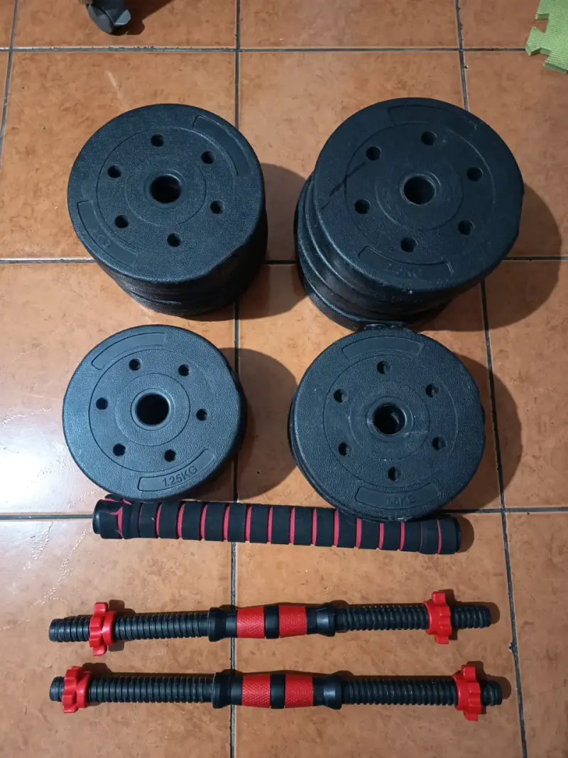 Set de pesas ajustables con barra - 2