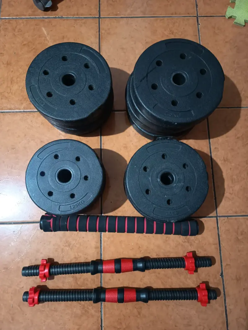 Set de pesas ajustables con barra - 3
