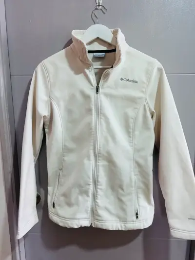 Chaqueta Columbia blanca para mujer - miniatura 1
