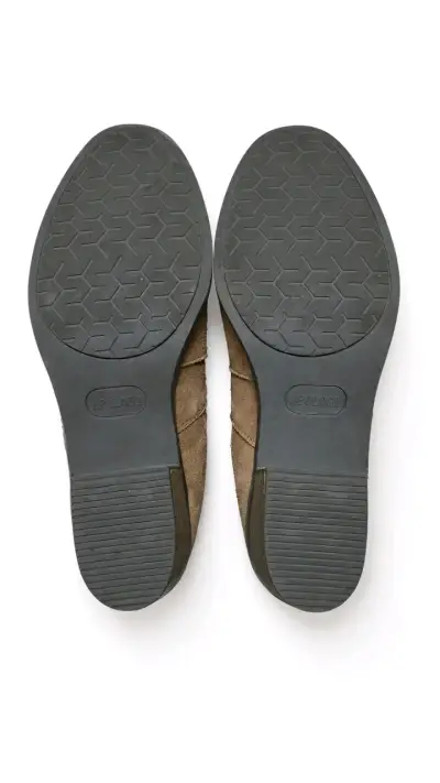Botines Apology de cuero marrón con tacón bajo - miniatura 6