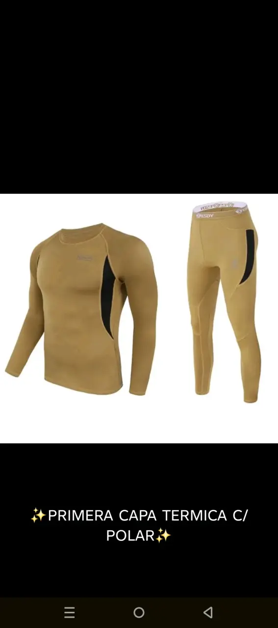 Conjunto térmico primera capa polar - 3