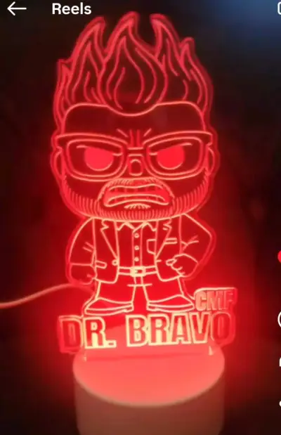 Lámpara LED 3D Diseños personalizados - miniatura 3