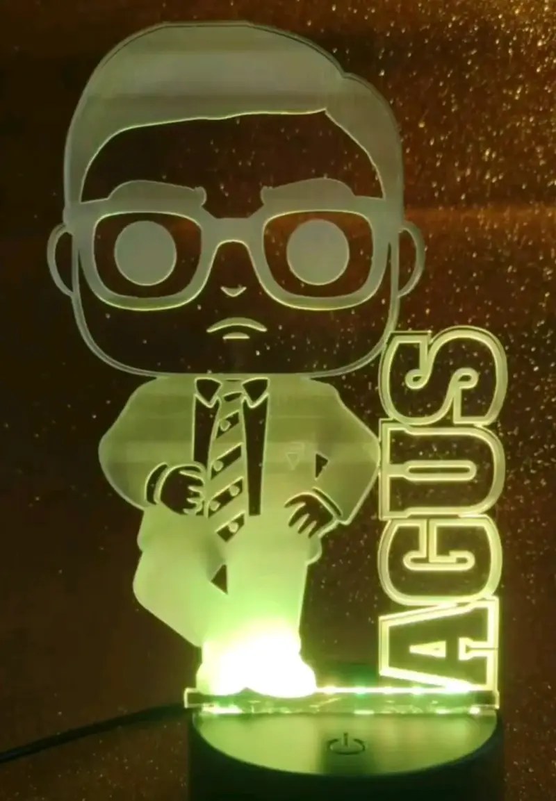 Lámpara LED 3D Diseños personalizados - 4