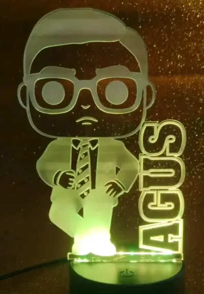 Lámpara LED 3D Diseños personalizados - miniatura 4