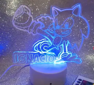 Lámpara LED 3D Diseños personalizados - miniatura 5