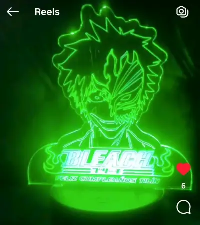 Lámpara LED 3D Diseños personalizados - miniatura 6