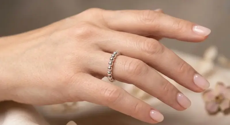 Anillo antiestrés de plata 925 - 1