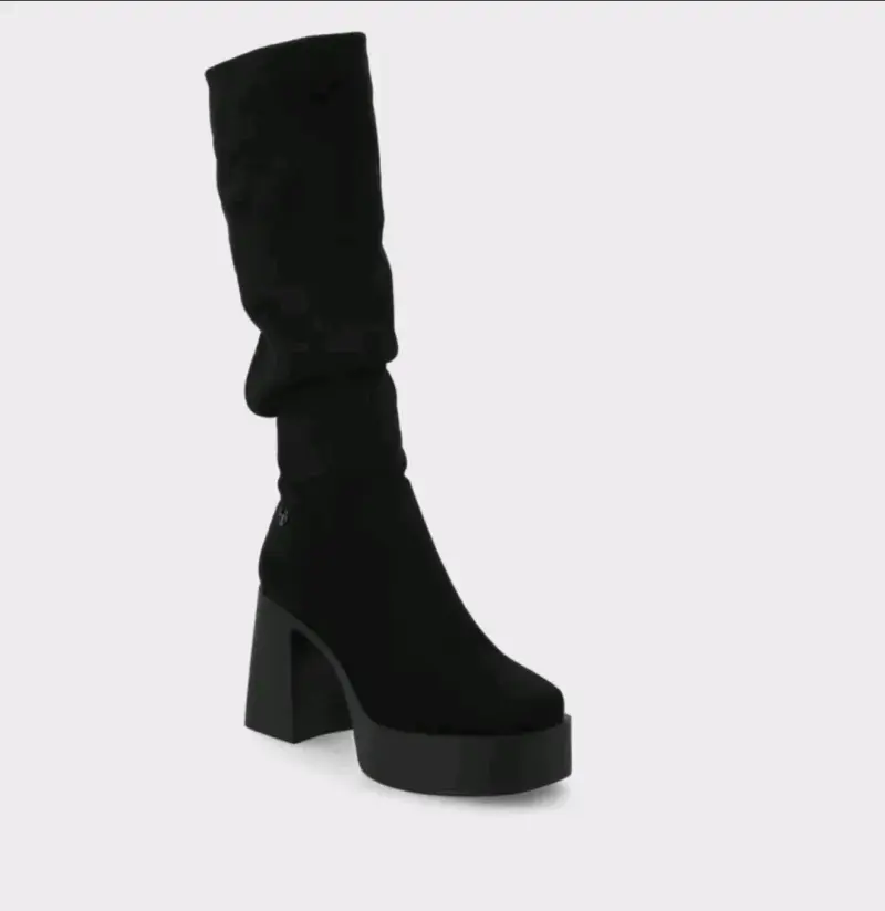Botas negras de tacón alto elegantes - 2