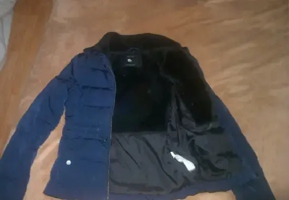 Chaqueta acolchada azul para mujer - 1