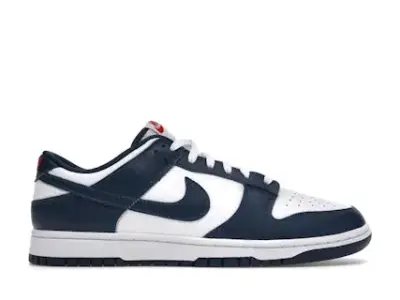 Zapatillas Nike Dunk Low azul y blanco - miniatura 2