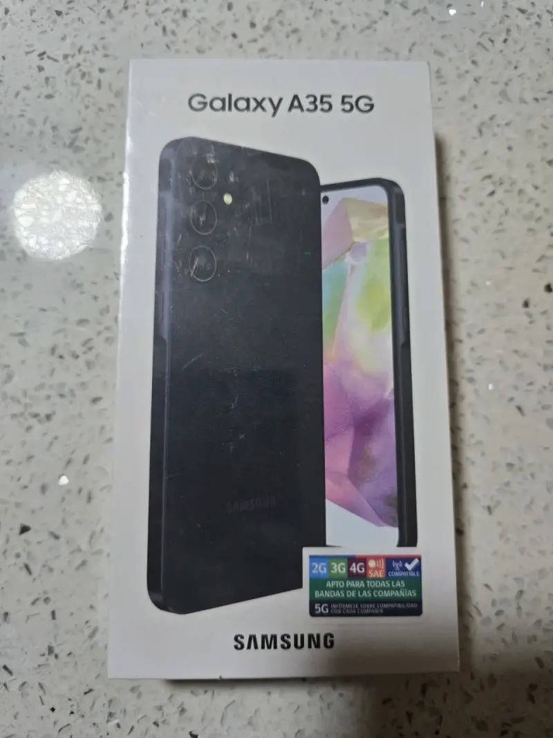 Samsung Galaxy A35 5G nuevo en caja