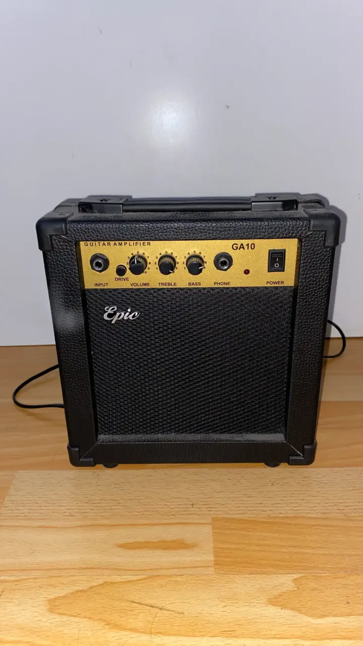 Guitarra eléctrica Epic con amplificador - 4