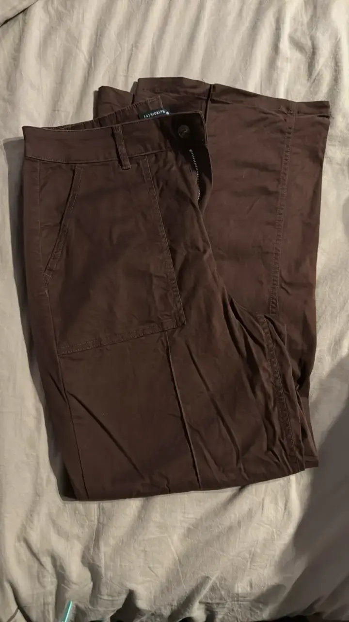 Pantalones marrones casuales para hombre
