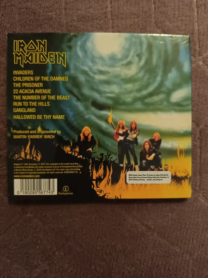 CD Iron Maiden The Number of the Beast remasterizado - 2