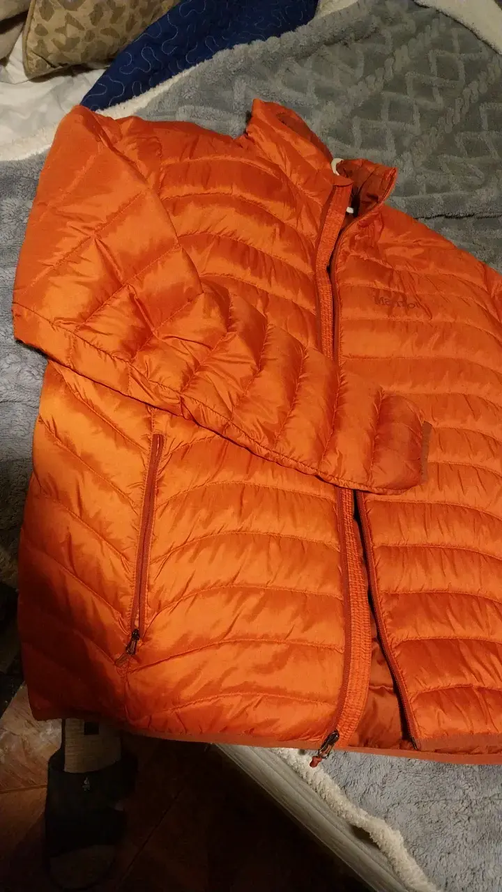 Chaqueta acolchada naranja para hombre - 2