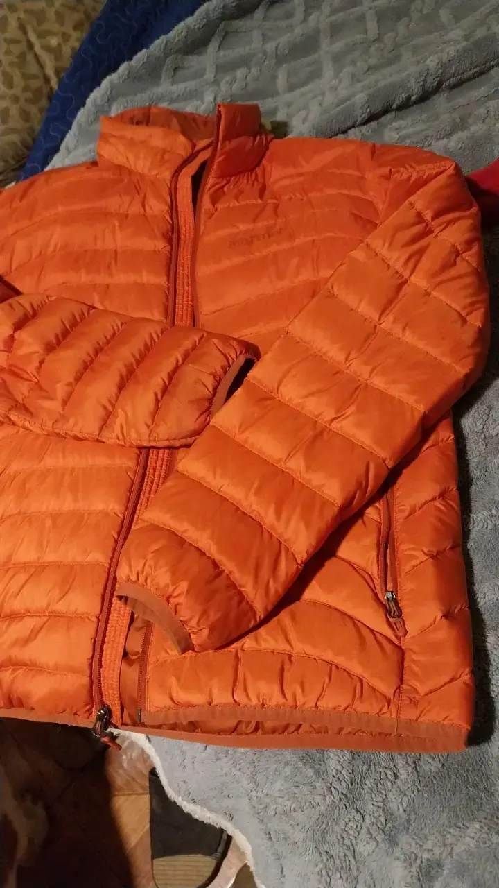 Chaqueta acolchada naranja para hombre - 3