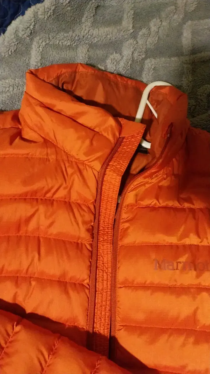 Chaqueta acolchada naranja para hombre - 4