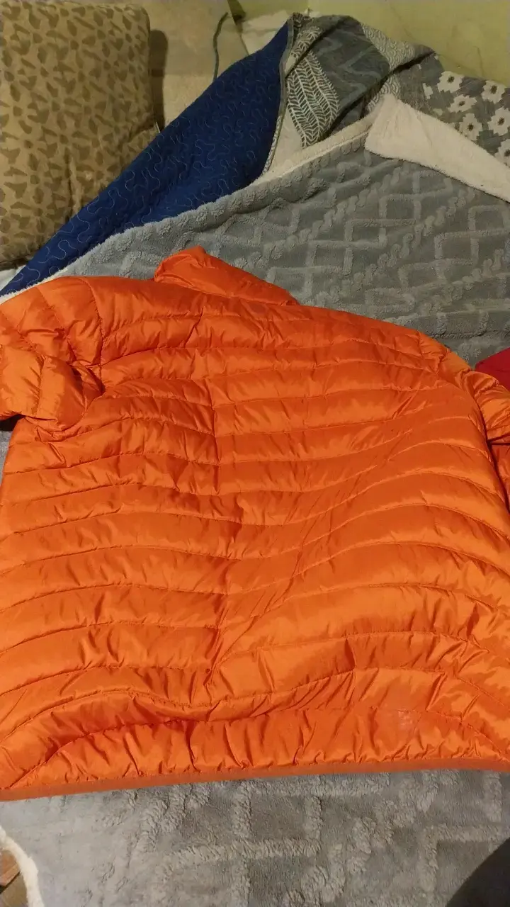 Chaqueta acolchada naranja para hombre - 6
