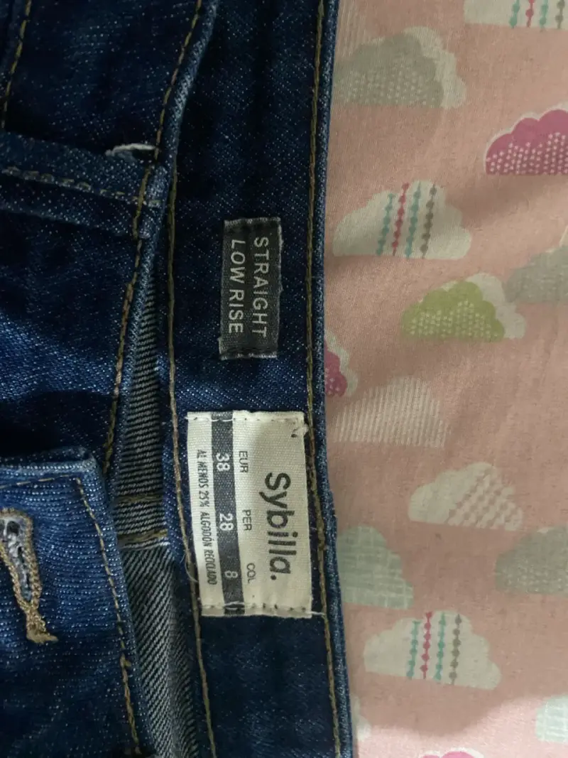 Jeans azul oscuro Sybilla para mujer - 2