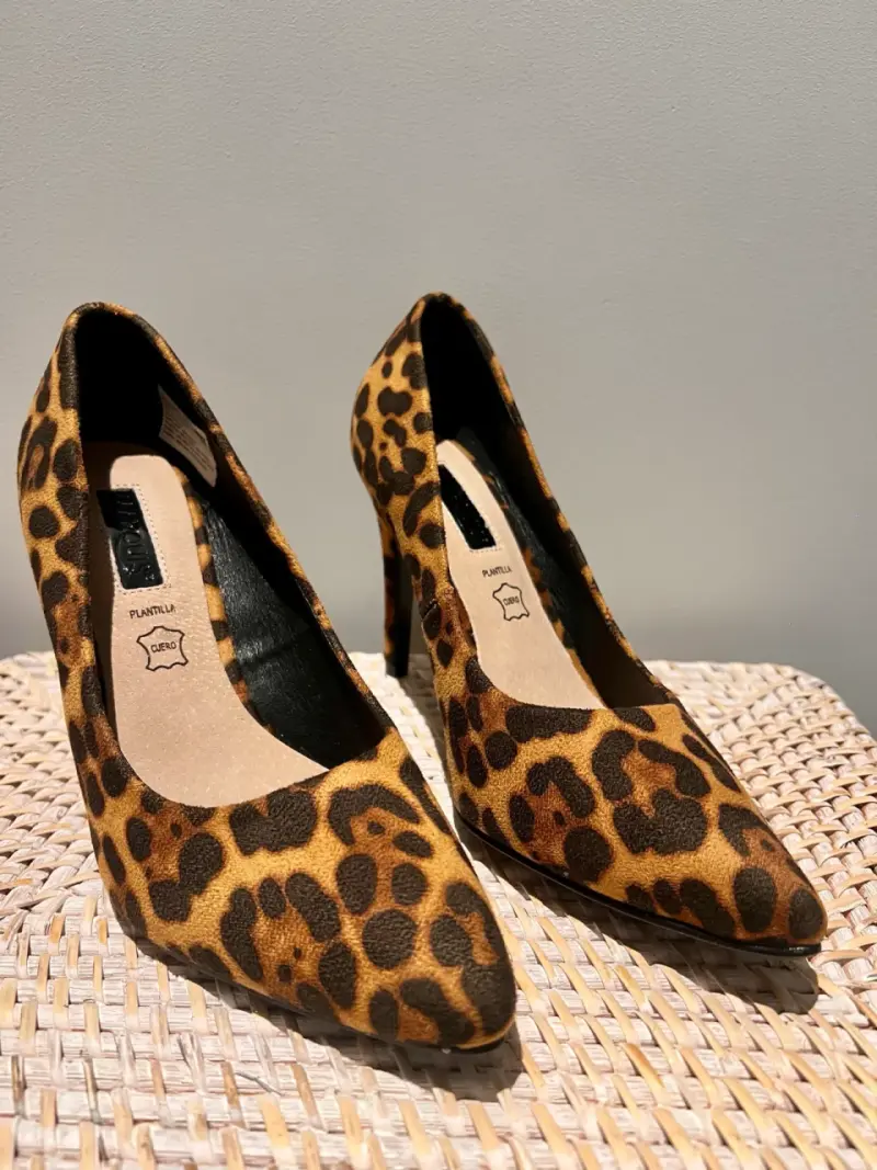 Tacones Animal Print de Leopardo - 1