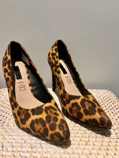 Tacones Animal Print  de Leopardo - miniatura 1