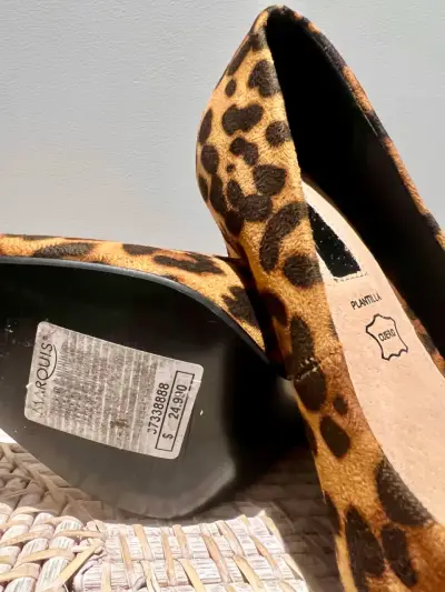 Tacones Animal Print  de Leopardo - miniatura 2