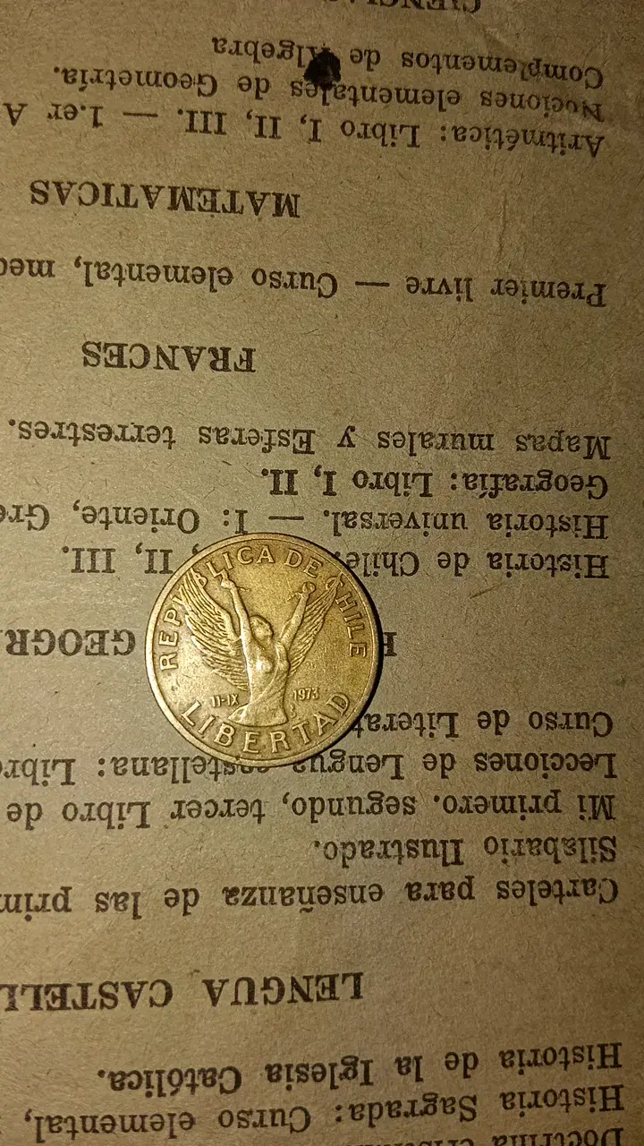 Moneda conmemorativa Chile 1973 Libertad - 1