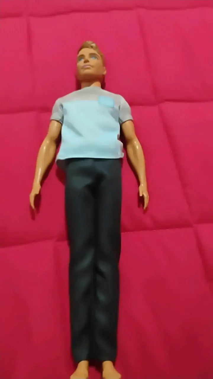 Muñeco tipo Ken con ropa casual
