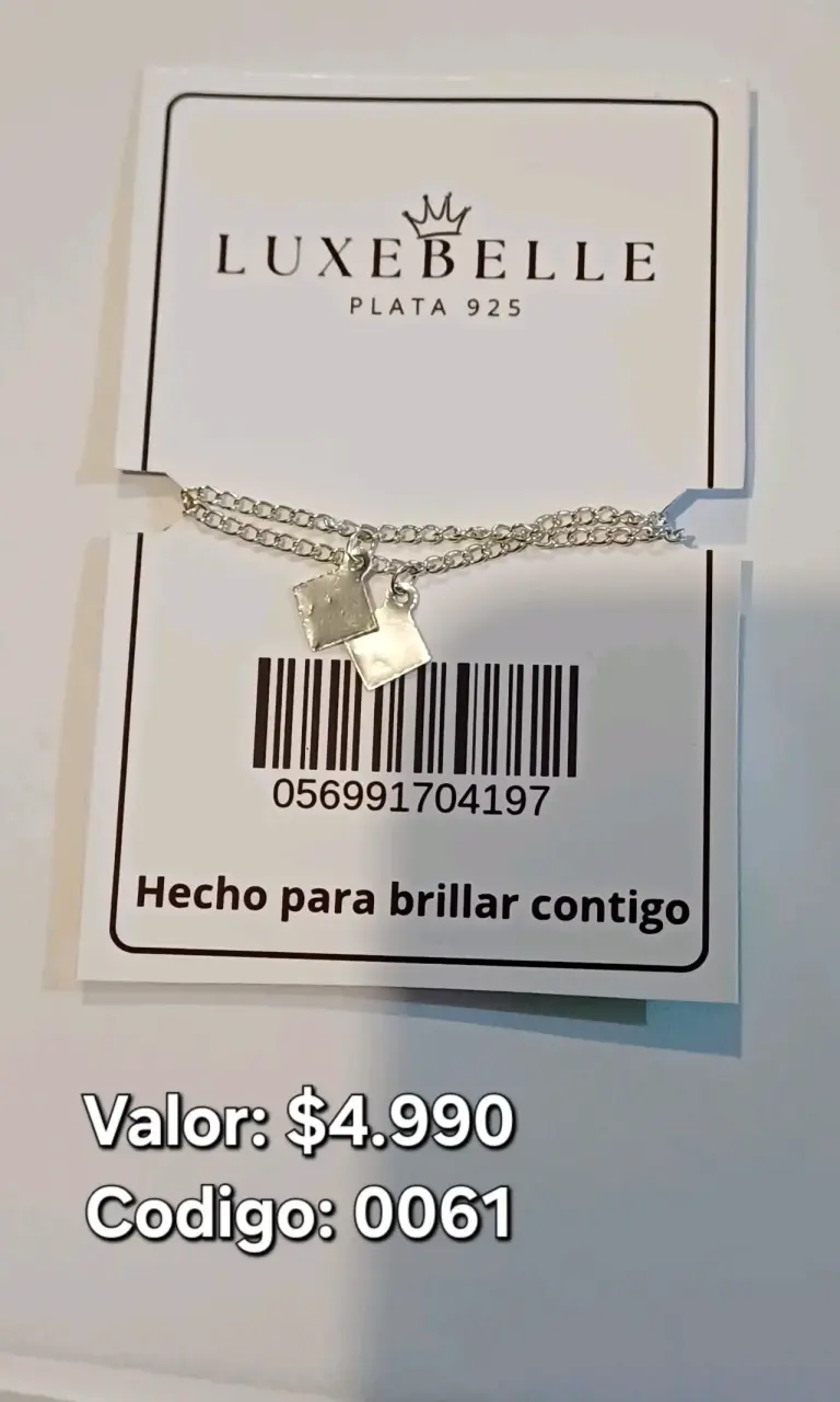 Pulsera de plata 925 Luxebelle