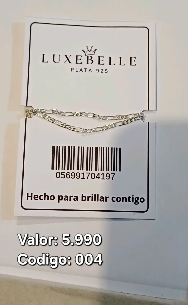 Pulsera de plata 925 Luxebelle elegante