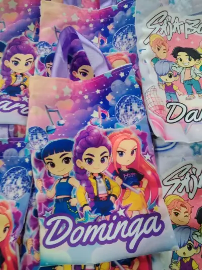 Bolsas de tela personalizadas para niños - miniatura 1