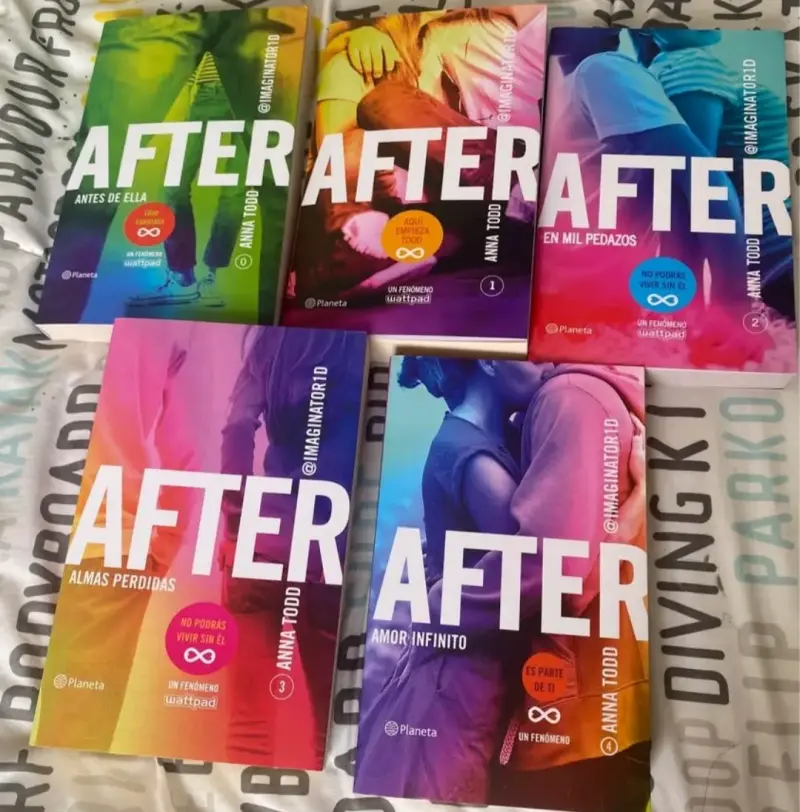 Colección de libros 'After' de Anna Todd