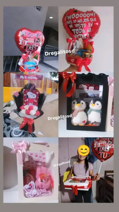 Caja de regalo con globo Te Amo - miniatura 4