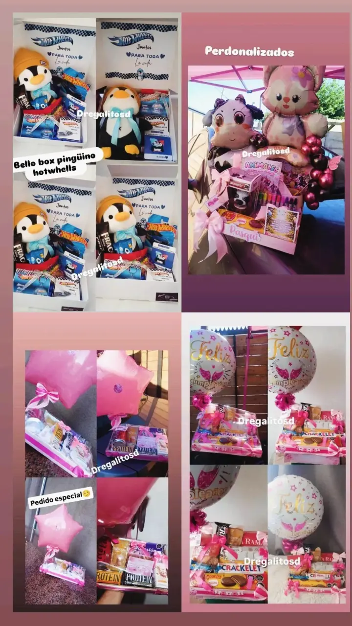 Caja de regalo con globo Te Amo - 6