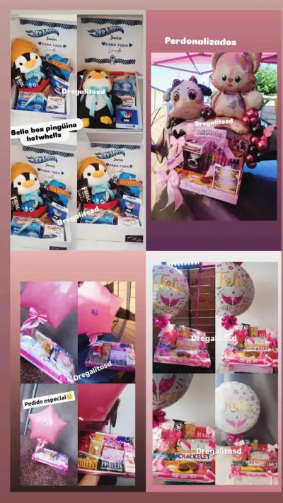 Caja de regalo con globo Te Amo - miniatura 6