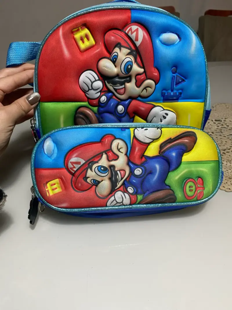 Set escolar Mario Bros –Lonchera térmica + estuche - 2