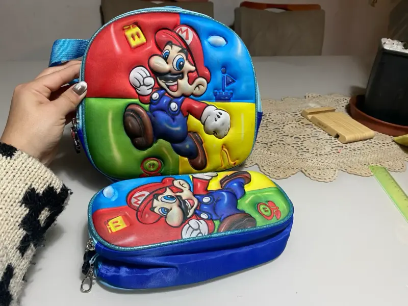 Set escolar Mario Bros –Lonchera térmica + estuche - 3