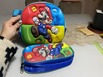 Set escolar Mario Bros –Lonchera térmica + estuche - miniatura 3