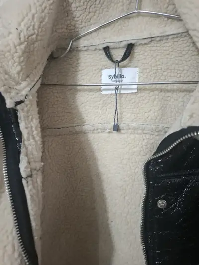 Chaqueta de ecuero negra forrada - miniatura 3