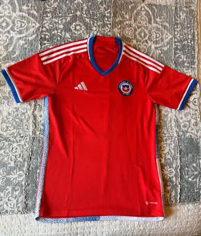 Camiseta roja selección chilena Adidas talla M - miniatura 1
