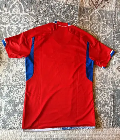 Camiseta roja selección chilena Adidas talla M - miniatura 2